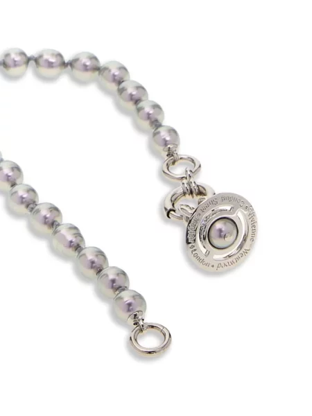 Brăţară Vivienne Westwood cu perle gri