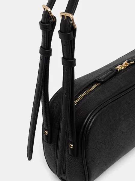 Кожаная сумка-багет Patrizia Pepe