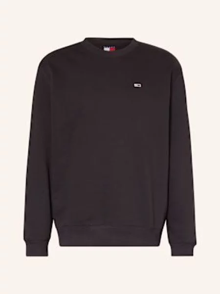 Tommy Jeans Bluza Nierozpinana schwarz czarna