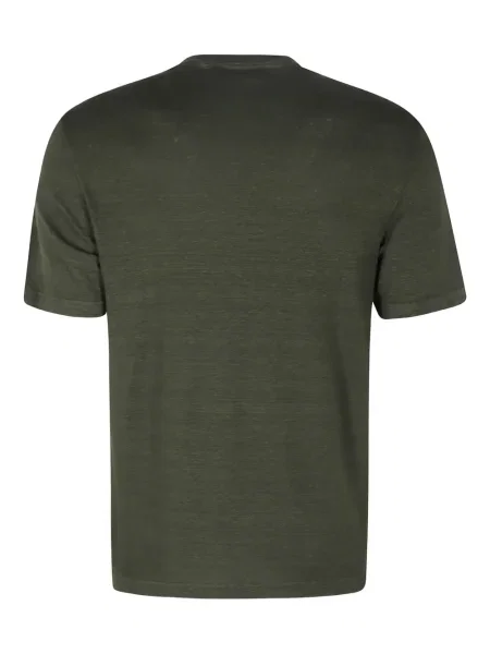 Tricou Filippo De Laurentiis cu decolteu în U verde