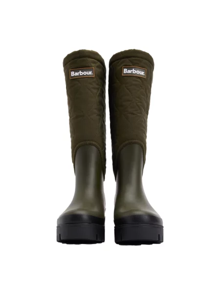 Buty trekkingowe Barbour Marnie Quilted Tall Welly khaki 38 zielone