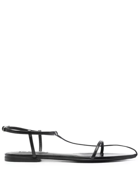 Sandale Jil Sander din piele negru
