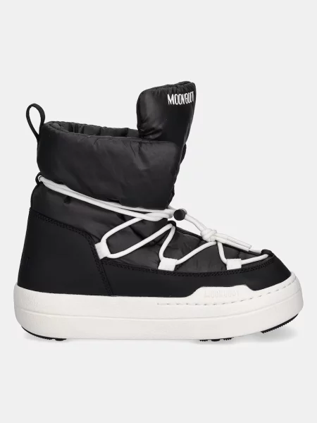 Moon Boot Hótaposó Jr Park lace Mid D fekete