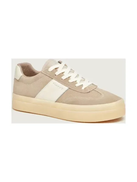 Gant Sneakers tornacipő Avona | hasított bőr bézs