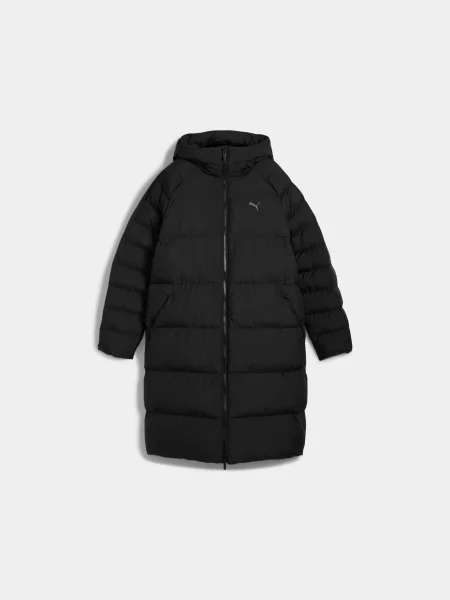 Демісезонна куртка PUMA Mono Hooded Parka комбінований верх чорний