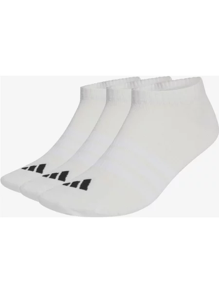 Skarpety adidas Thin&Light Essentials Low 3 pary XS biały