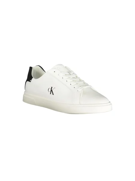 Sneakersy Calvin Klein skórzane białe