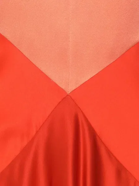 Rochie midi Roksanda drapată portocaliu