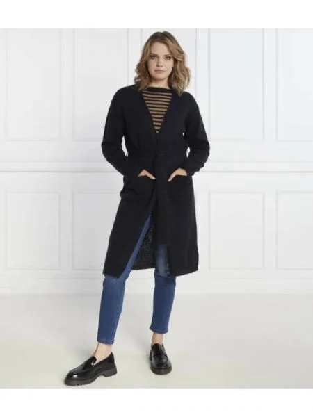 Max Mara Leisure De lână cardigan gabon negru