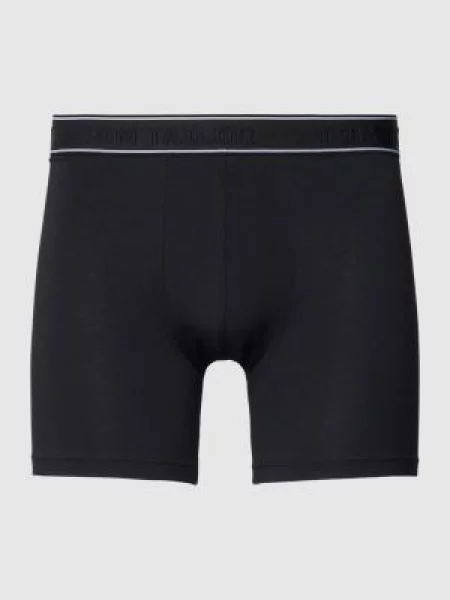 Majtki z paskiem z logo w zestawie 2 szt. model ‘VANCOUVER’ Tom Tailor czarne