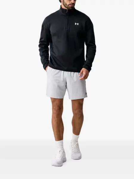 Hanorac cu fermoar Under Armour cu imagine negru