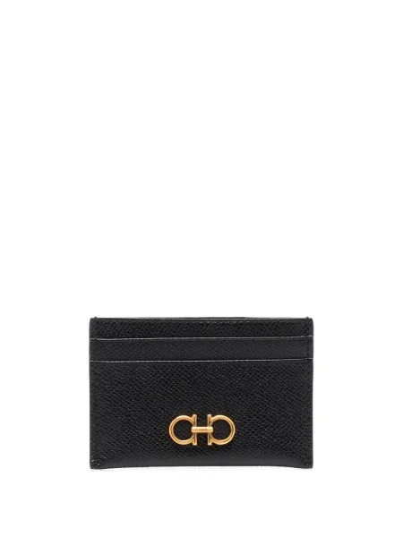 Portofel Ferragamo din piele negru