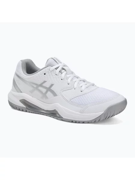 Дамски обувки за тенис ASICS Gel-Dedicate 8 W white/pure silver бяло