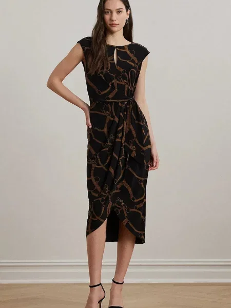 LAUREN RALPH LAUREN Rochie cocktail negru