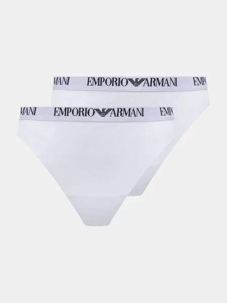 Emporio Armani Underwear kalhotky s bavlnou bílý