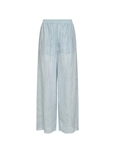Pantaloni Fendi albastru