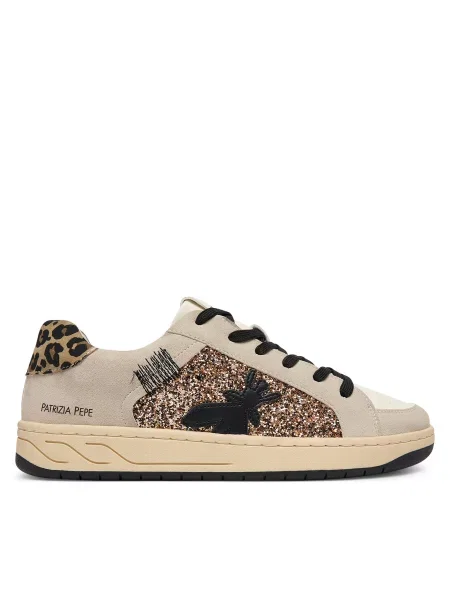 Sneakers Patrizia Pepe deschis bej