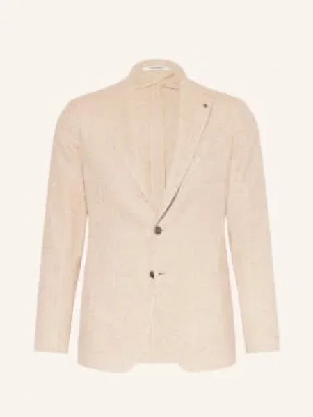 Tagliatore Tweedové Sako S Extra Úzkým Střihem béžová
