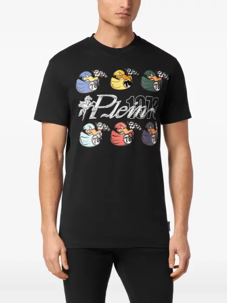 Tricou Philipp Plein cu imagine negru