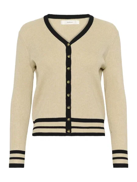 InWear Geacă tricotată Leenah bej negru