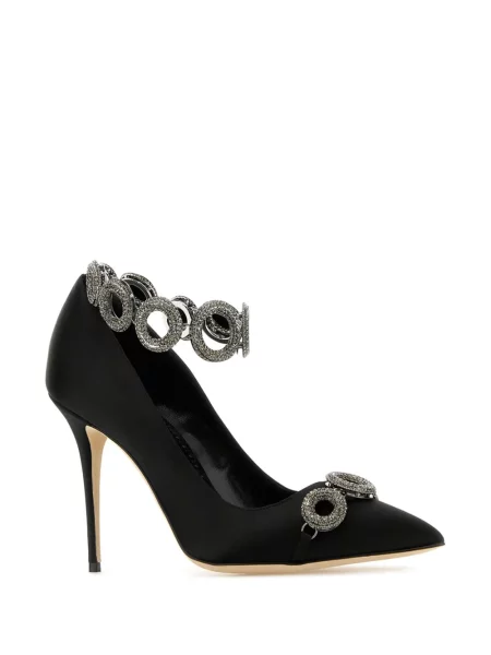 Pantofi cu toc Manolo Blahnik negru
