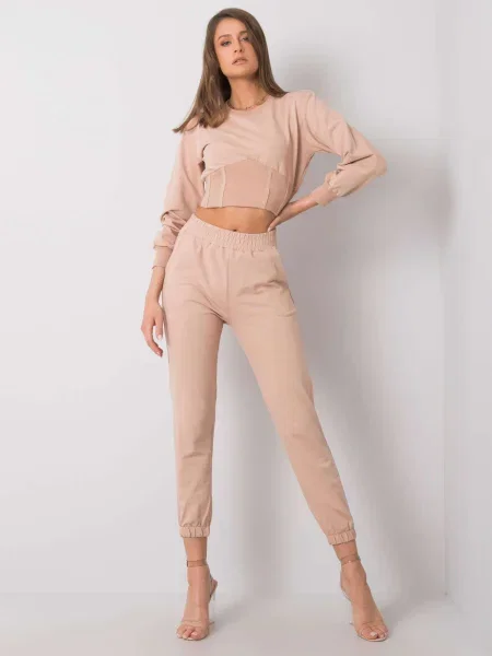 Sportski komplet Fashionhunters bež