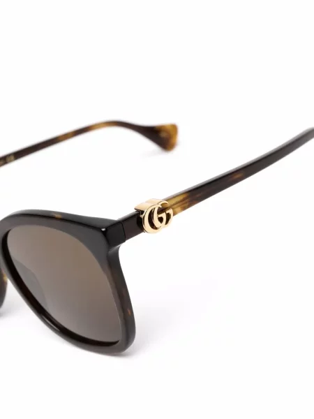 Sluneční brýle kočičí oko Gucci Eyewear hnědé