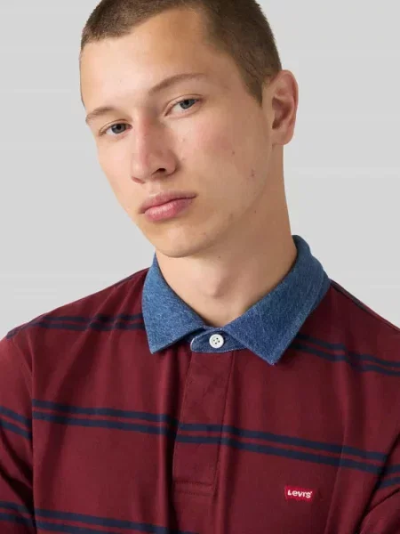 Koszulka polo o kroju relaxed fit z czystej bawełny model RUGBY ENNIS' Levi's