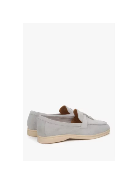 Лофери велюрові Estro сірі