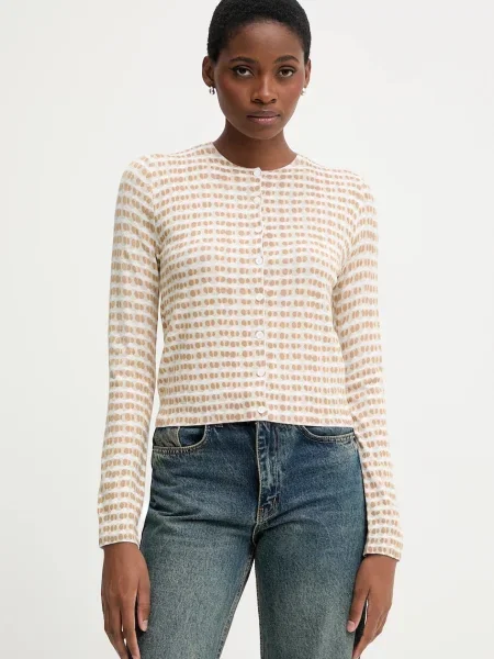 United Colors of Benetton kardigan lekki beżowy