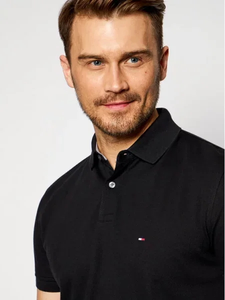 Tommy Hilfiger Polo marškinėliai juoda