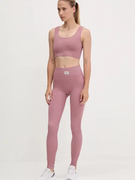 Hummel sportovní podprsenka růžová