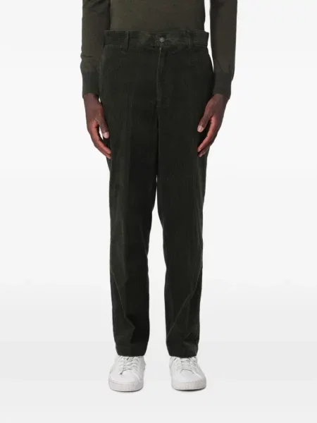 Pantaloni chino Sebago de catifea cord verde