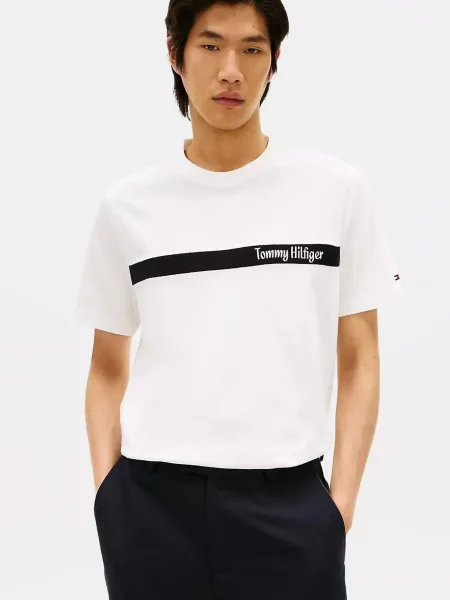 Смугаста футболка Tommy Hilfiger біла