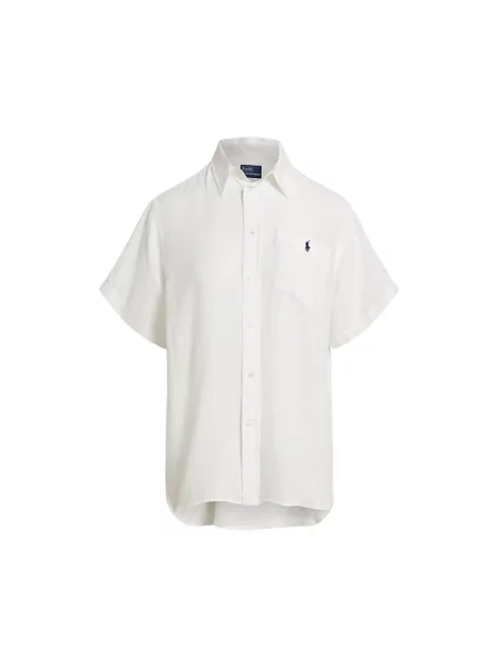 Polo Ralph Lauren koszula lniana biała