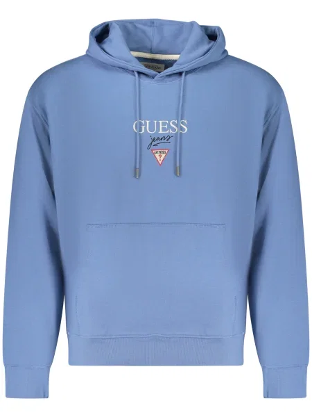 Geacă de blugi Guess Jeans clasică albastru