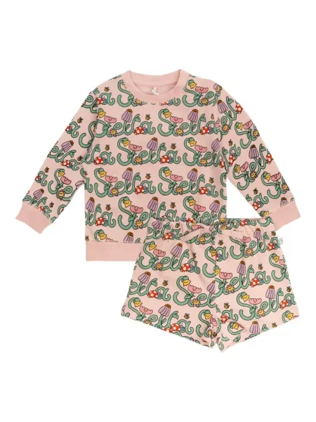 Szorty dziecięce Stella Mccartney różowe