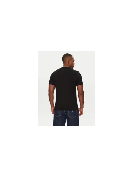 Guess Majica Classic Fit črna