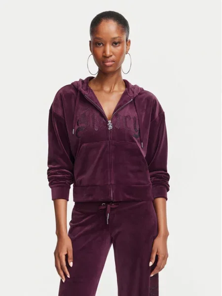 Juicy Couture Hanorac Old Gothic Vișiniu