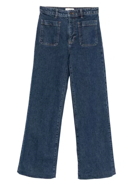 Trapéz kiszélesedő farmer Frame kék