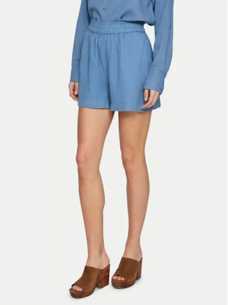 Vila Szorty materiałowe Lania niebieski