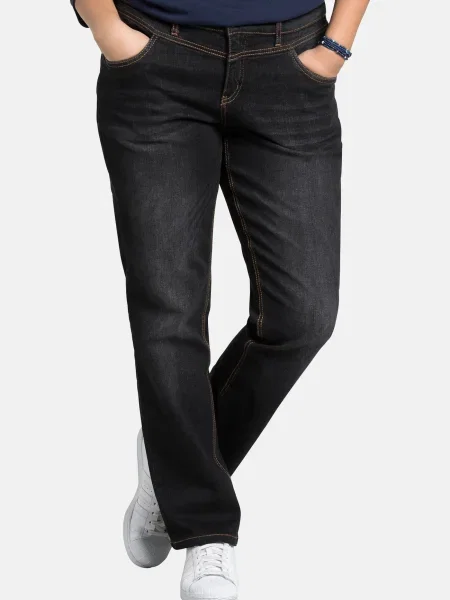 SHEEGO Kavbojke Lana denim črn