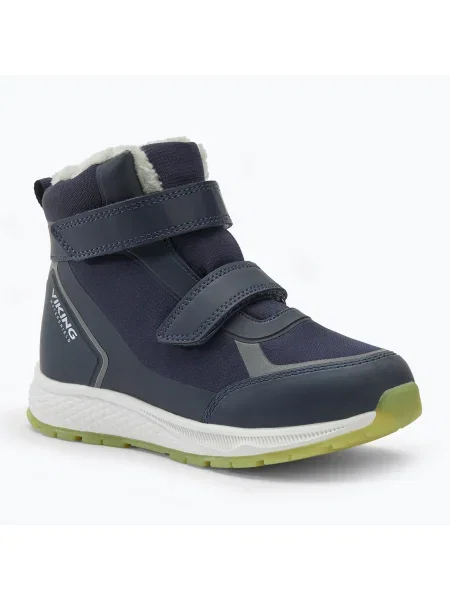 Gyerek hótaposó Viking Footwear Equip Glow Warm WP 2V navy Equip Glow Warm WP 2V haditengerészet