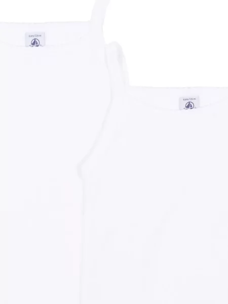 Dětské tílko Petit Bateau bílé