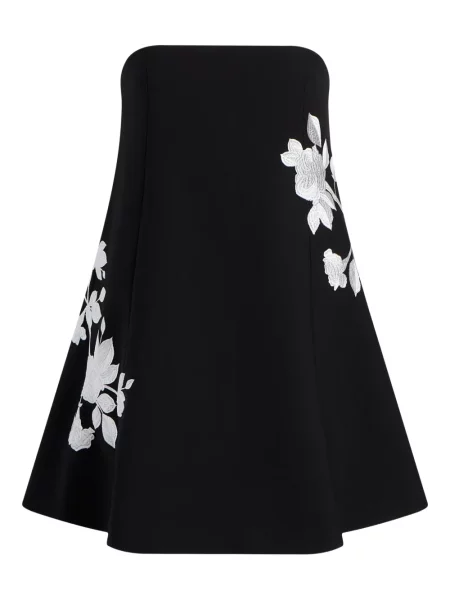 Rochie Cinq A Sept cu model floral de costum negru