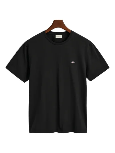 Къс тениска Gant черно