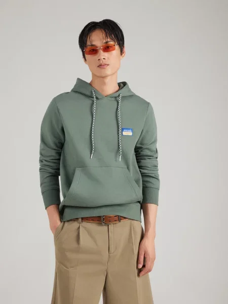 JACK & JONES Mikina JORPOCKY nefritová