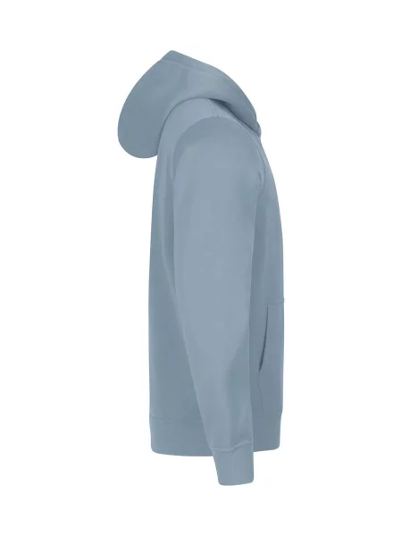 Clique Miami Hoody Junior bluowa bluza z kapturem mieszanka bawełny – Soft Blue niebieska