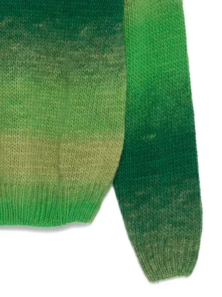 Pulover Manuel Ritz din lână alpaca cu gradient verde