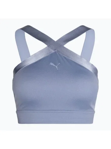 Фитнес сутиен PUMA Flawless Sculpt Mid-Impact Longline 18 черен